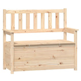 Grand banc de rangement en pin naturel