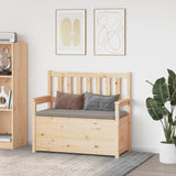 Grand banc de rangement en pin naturel