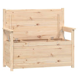 Grand banc de rangement en pin naturel