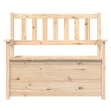 Grand banc de rangement en pin naturel