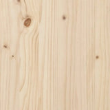 Table à manger en bois de pin et acier