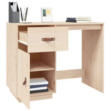 Bureau en pin massif naturel