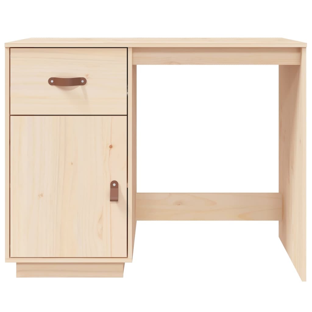 Bureau en pin massif naturel