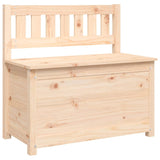 Banc de rangement en pin naturel