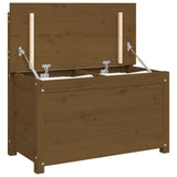 Banc de rangement miel en pin
