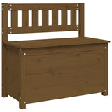 Banc de rangement miel en pin
