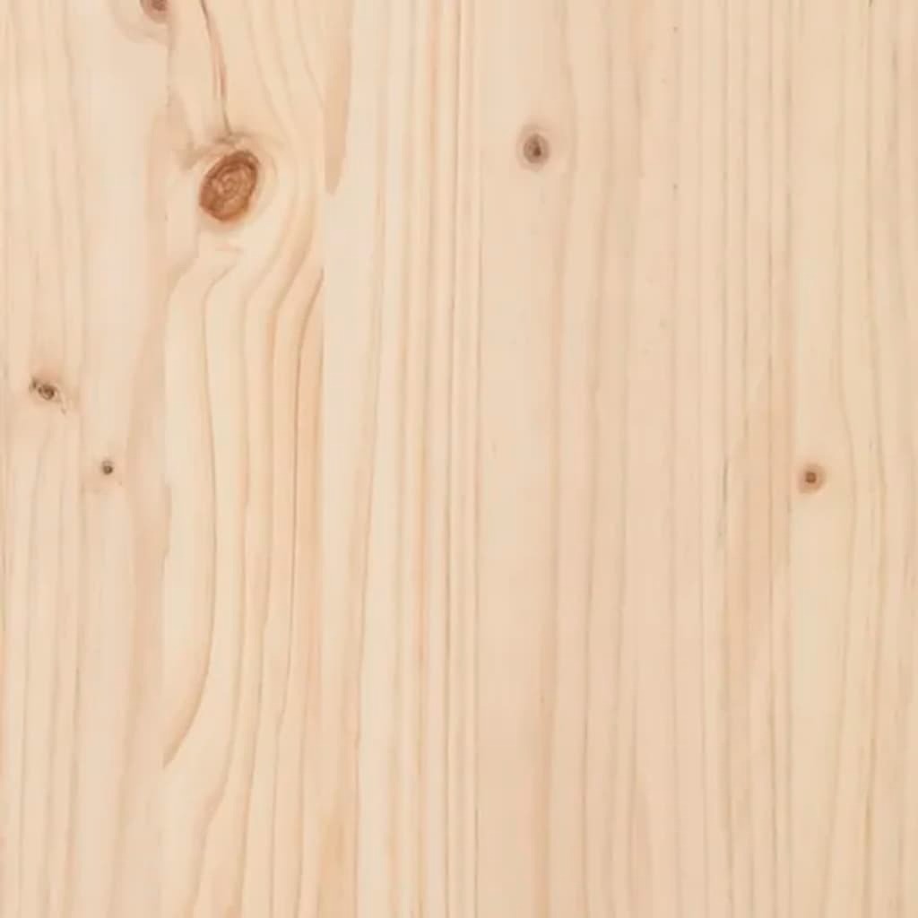 Banc de rangement en pin naturel