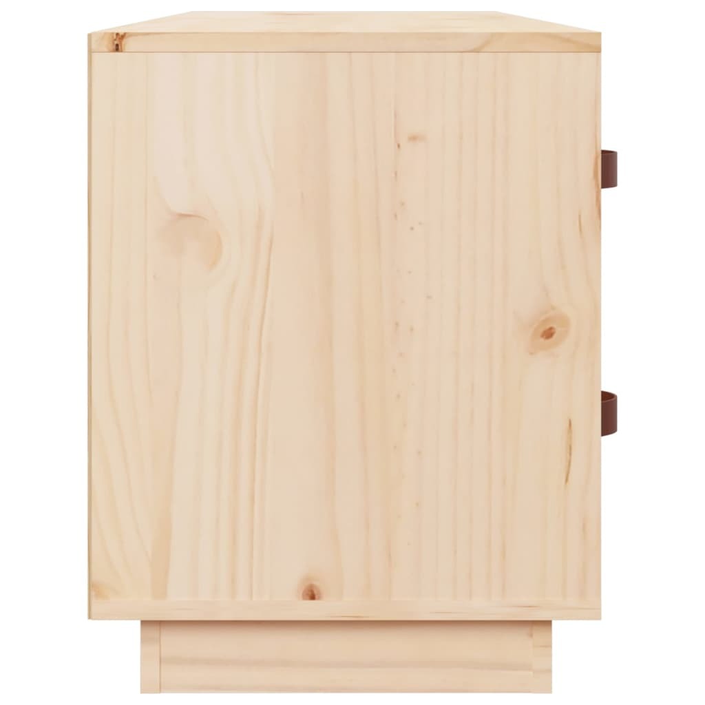 Banc à chaussures en pin naturel